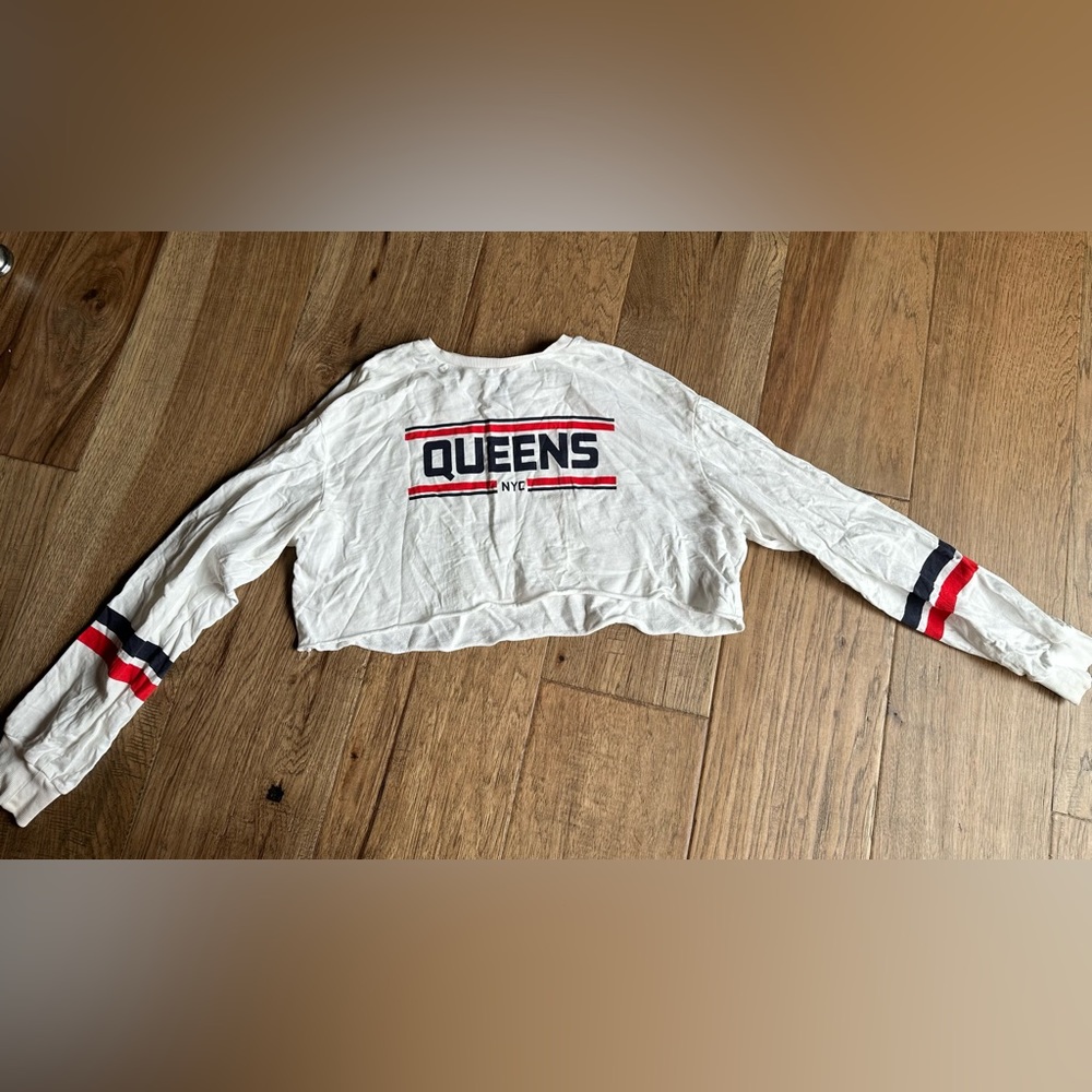 H&M crop top, long-sleeve
